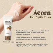 SKINFOOD Acorn Pore Peptide Cream 70mL - Acorn cream overview and how to use