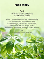 SKINFOOD Basil Teatreecinic Cooling Toner 200mL - basil food story (English)