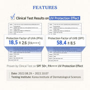 SKINFOOD Berry Moisturizing Sun Cream 50mL - UV test details