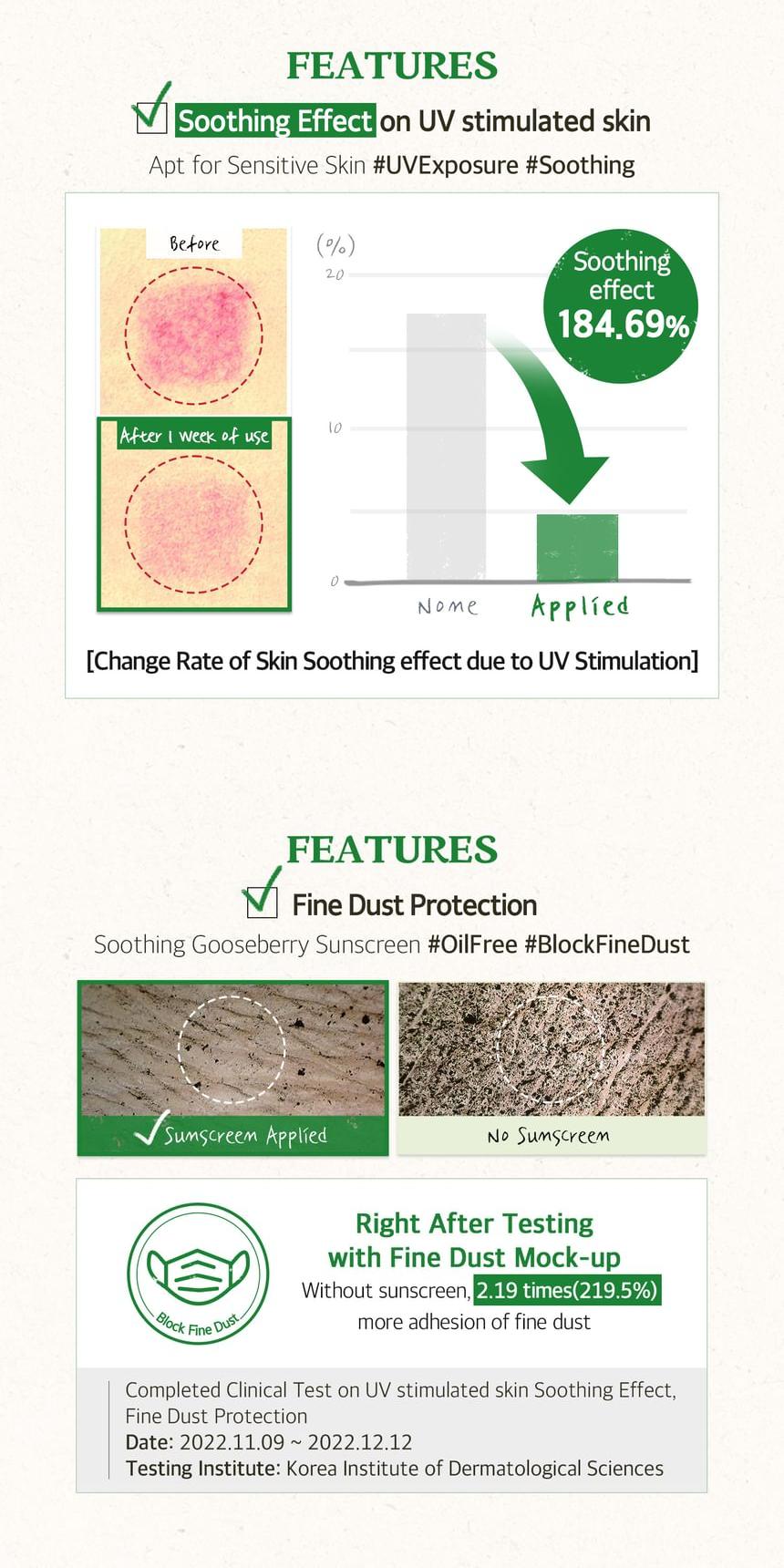 SKINFOOD Berry Soothing Sun Cream 50mL - English product information