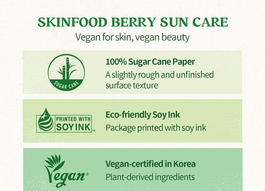 SKINFOOD Berry Soothing Sun Cream 50mL - English product information