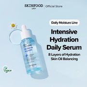 SKINFOOD Blue Chamomile Hyaluronic Ampoule 50mL - intensive hydration overview