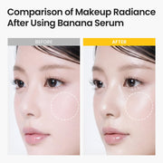 Banana PDRN Booster Serum makeup preparation illustration