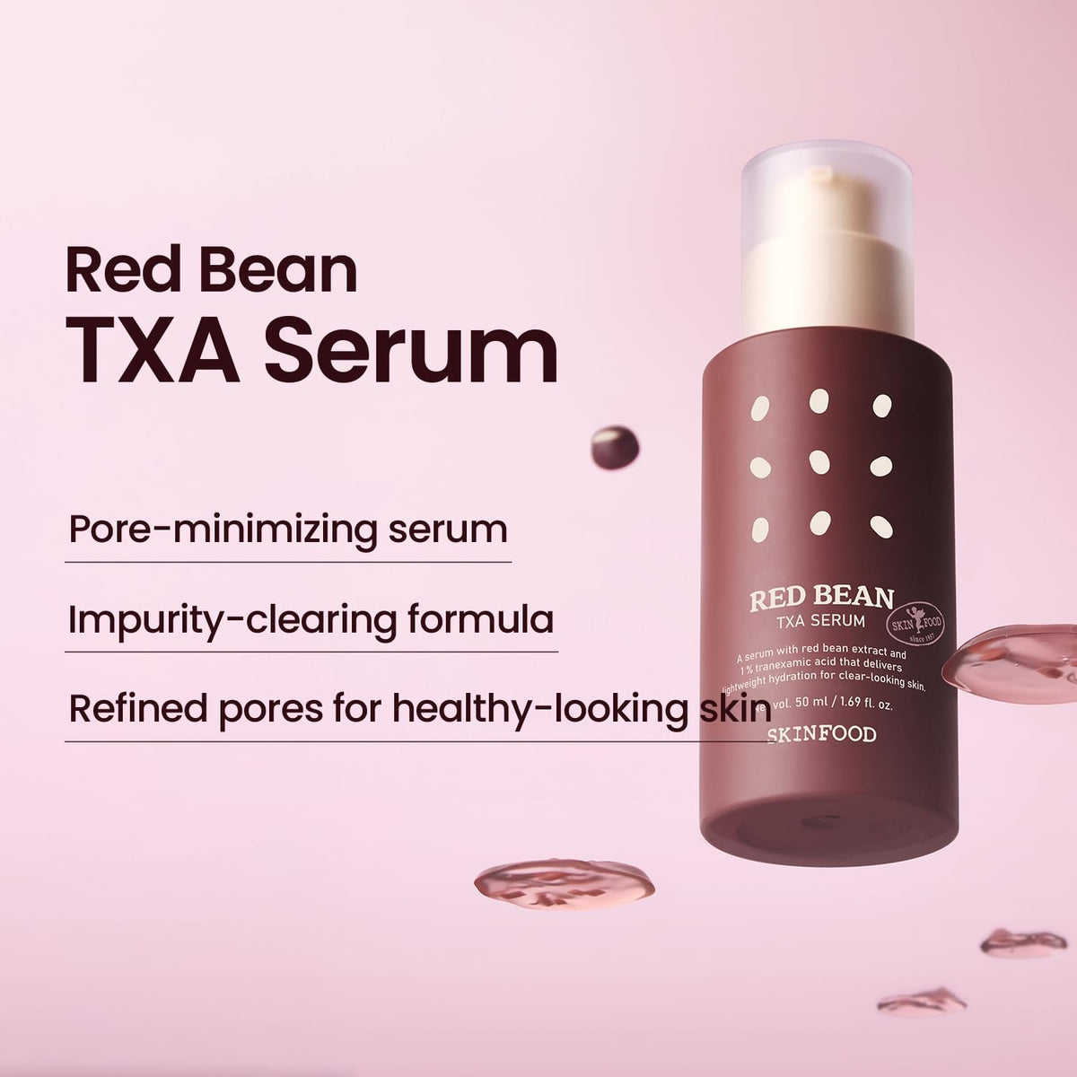 Red Bean TXA Serum product overview