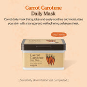 SKINFOOD Carrot Carotene Daily Mask 30 Sheets - AU full supporting gallery panel 1