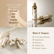 SKINFOOD Gold Caviar Collagen Plus Toner 120mL - Gold Caviar Collagen Plus Toner full English 3