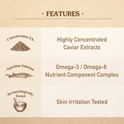 SKINFOOD Gold Caviar EX Serum formula features