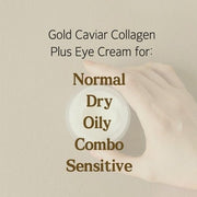 SKINFOOD Gold Caviar Collagen Plus Eye Cream skin-type guide