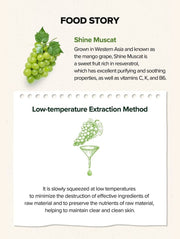 SKINFOOD Shine Muscat Cica BHA Cream English food information