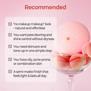 SKINFOOD Peach Cotton Zinc PCA Toning Cream English recommended skin types