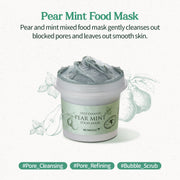 SKINFOOD Pear Mint Food Mask: English texture and product details