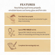 SKINFOOD royal honey propolis enrich emulsion English product information panel 3