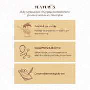SKINFOOD royal honey propolis enrich toner English product information panel 2