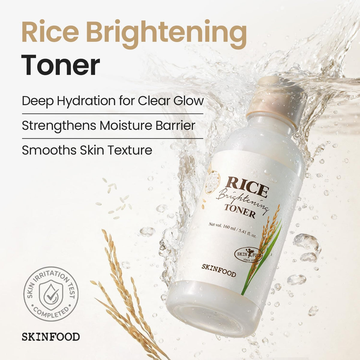 Rice Brightening Toner moisturizing overview