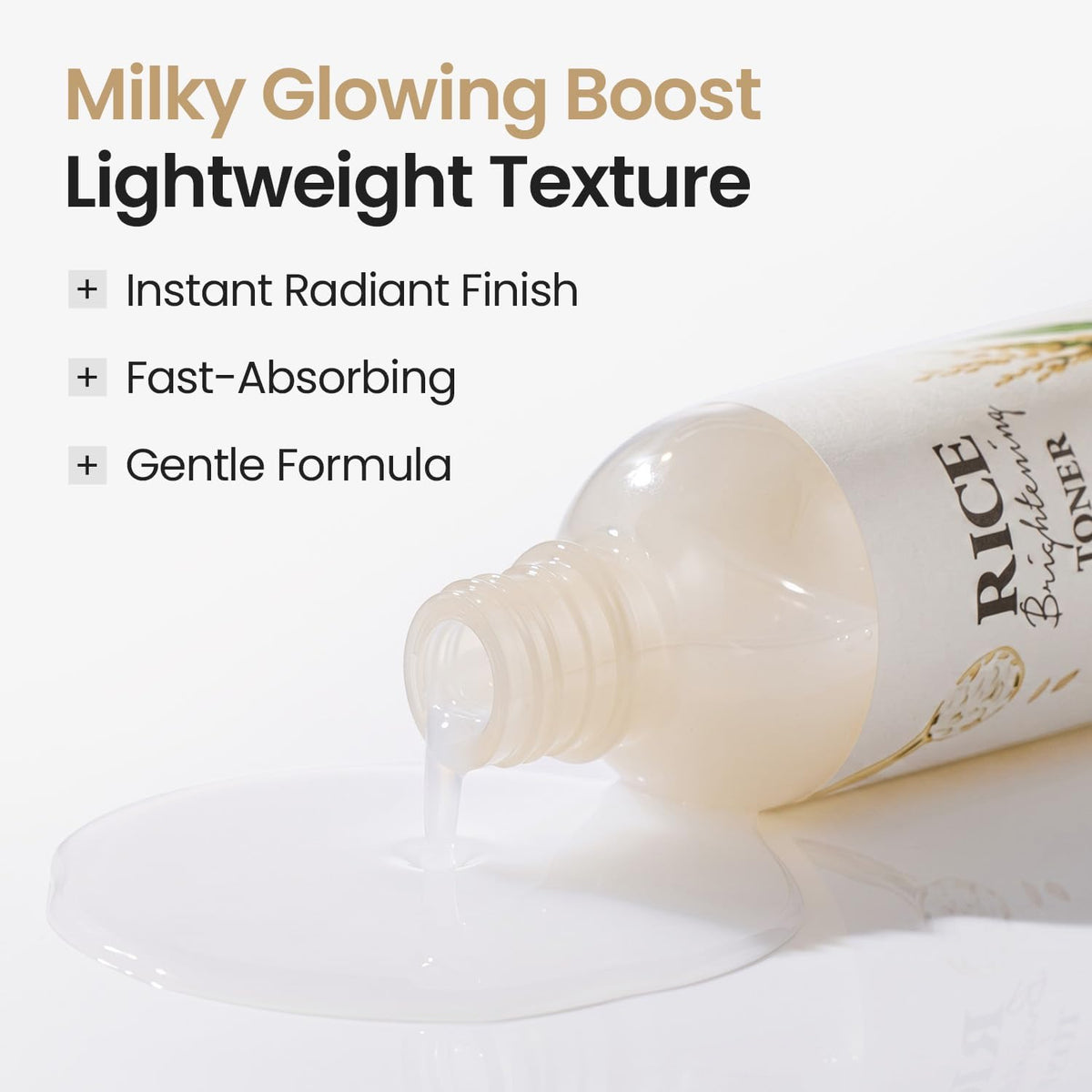 Rice Brightening Toner milky texture