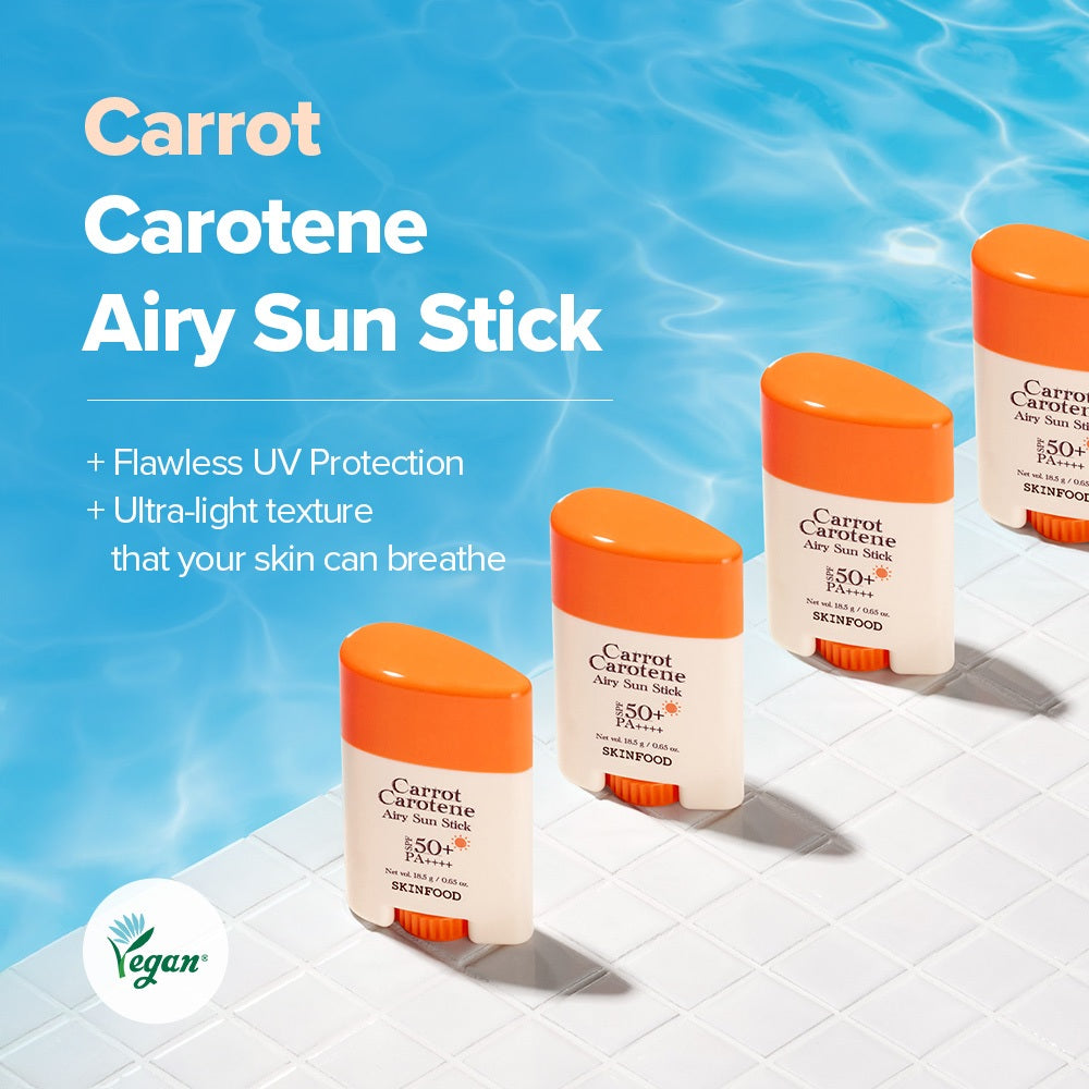SKINFOOD Carrot Carotene Airy Sun Stick 18.5g - English product information