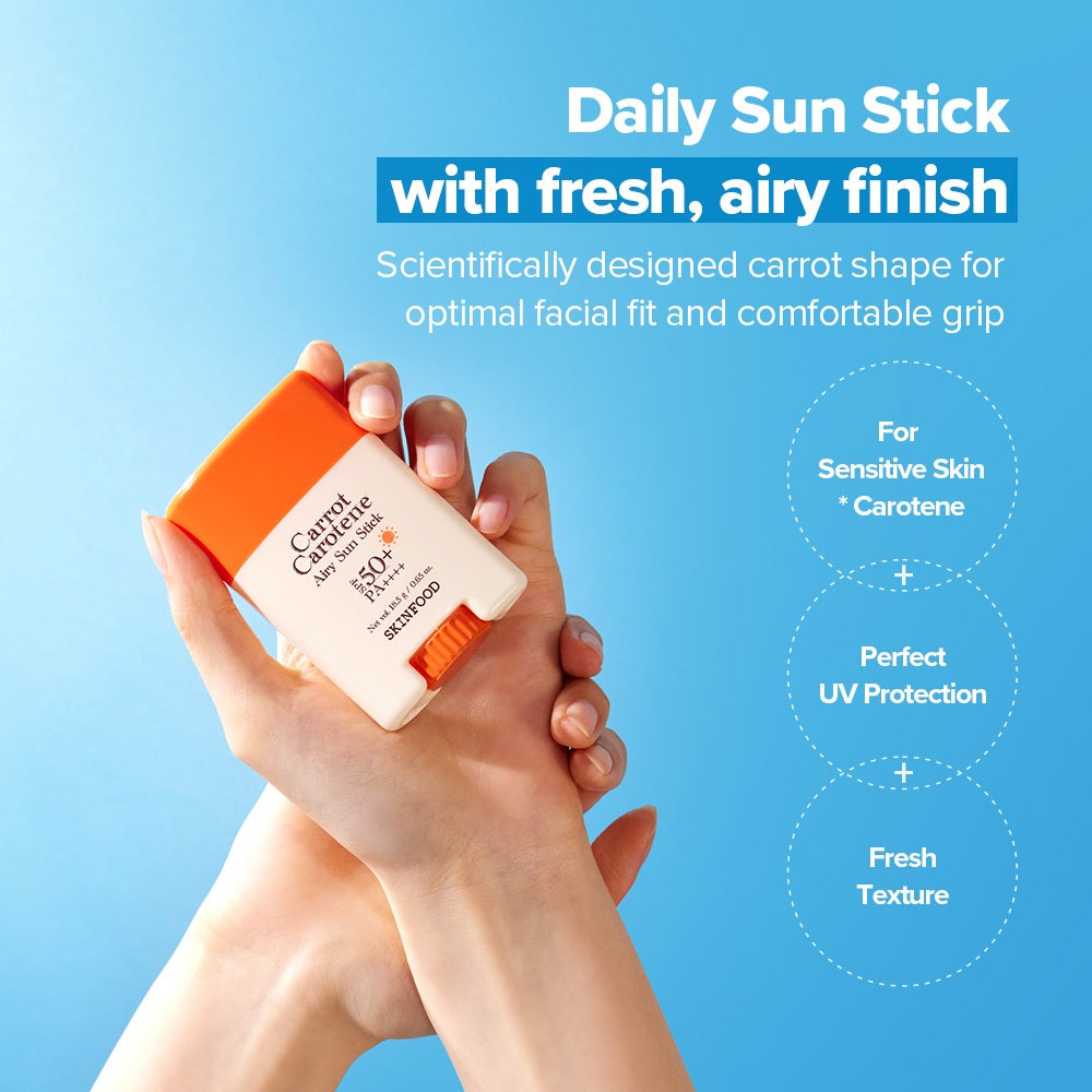SKINFOOD Carrot Carotene Airy Sun Stick 18.5g - English product information