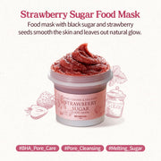SKINFOOD Strawberry Sugar Food Mask English product overview and texture benefits