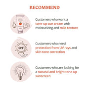 SKINFOOD Tomato Tone Up Sun Cream 50mL - Recommended skin needs