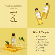 SKINFOOD yuja c dark spot clear toner English product information panel 2