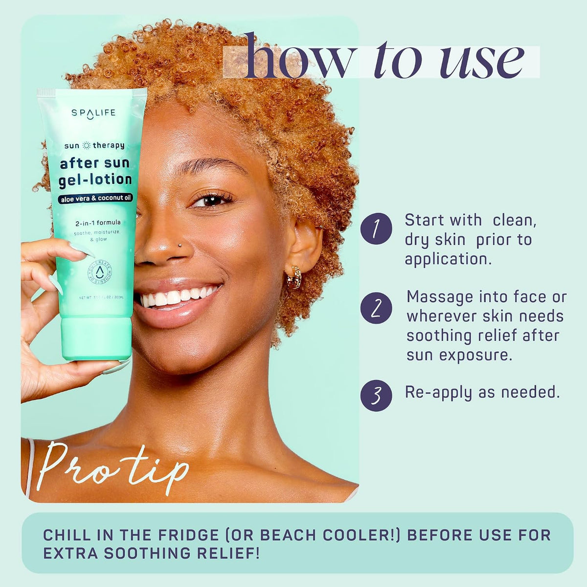 SpaLife After Sun Gel-Lotion how to use