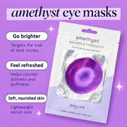 SpaLife Amethyst eye masks help brighten and refresh tired-looking skin