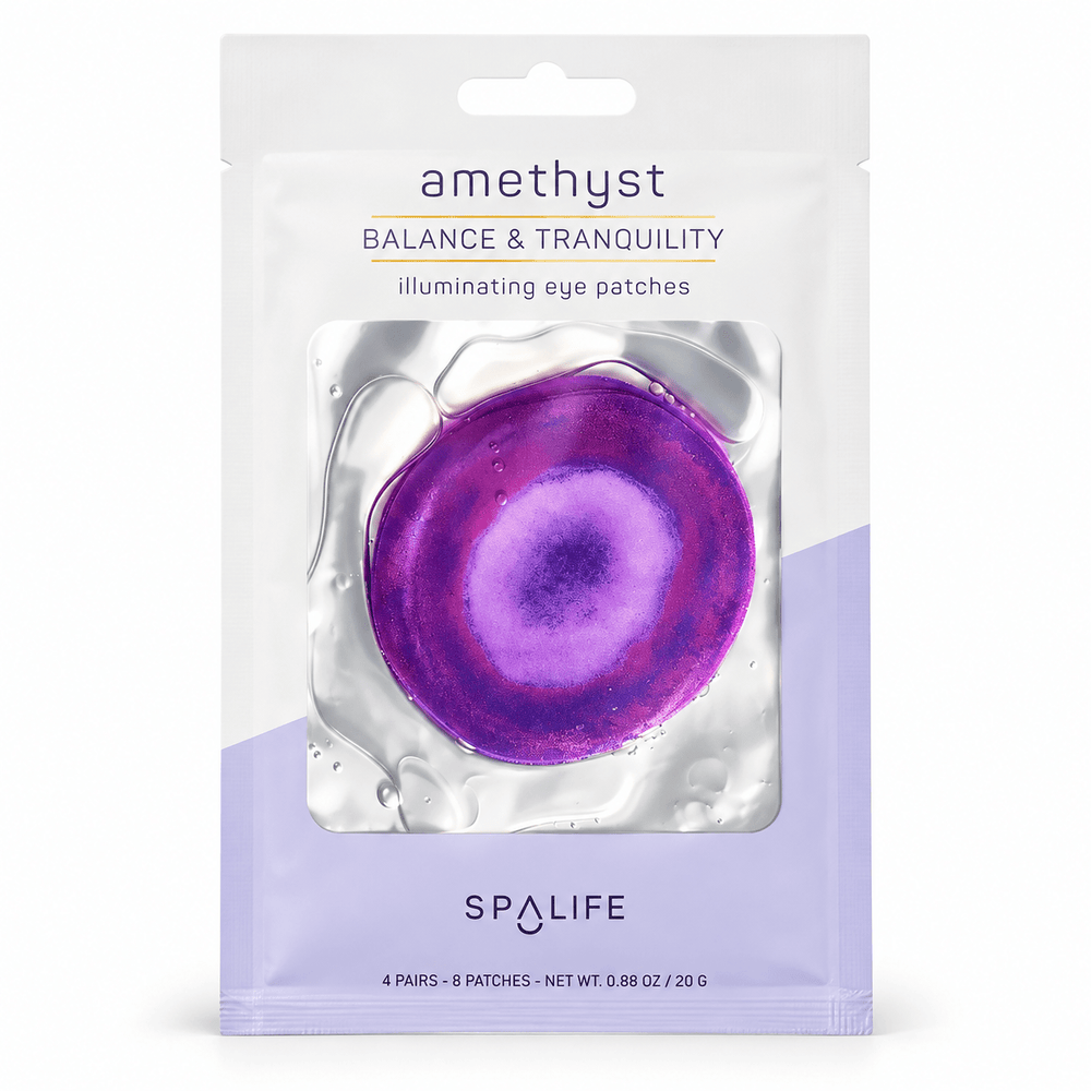 SpaLife Amethyst Illuminating Eye Patches, 4 pairs