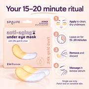 SpaLife Anti-Aging Hydrogel Eye Patches 8 pairs - how to use
