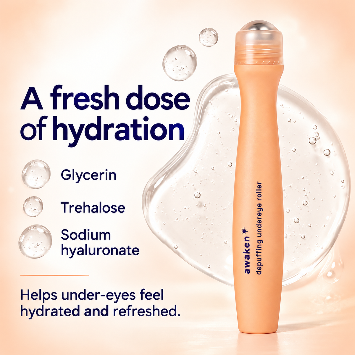 SpaLife Awaken eye serum roller: hydration