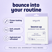 SpaLife Bounce Up masks for firmer-looking, soft, hydrated skin