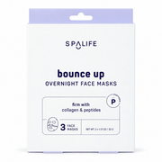 SpaLife Bounce Up Overnight Face Masks, 3 pack