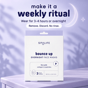 SpaLife Bounce Up weekly overnight face-mask routine