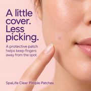 SpaLife Clear Hydrocolloid Pimple Patches: hands off