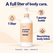 SpaLife Coconut and Shea Body Lotion 1 L - product details