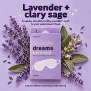 Lavender and clary sage essential oils