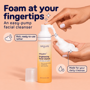 SpaLife Daily Glow facial cleanser: foaming pump