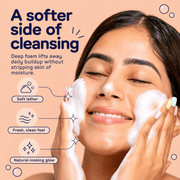 SpaLife Daily Glow facial cleanser: foam texture