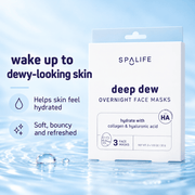 Deep Dew masks help skin feel hydrated, soft and refreshed