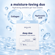 Deep Dew masks with collagen and hyaluronic acid