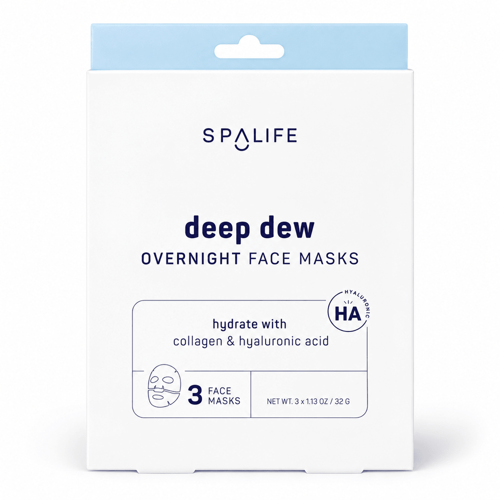 SpaLife Deep Dew Overnight Face Masks, 3 pack