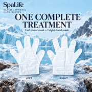 One complete SpaLife Glacial Mineral hand treatment: one left-hand mask and one right-hand mask