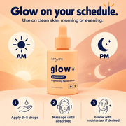 SpaLife Glow Vitamin C Facial Serum 100 mL - am pm routine