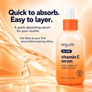 SpaLife Glow Vitamin C Serum 100 mL: Quick-absorbing texture