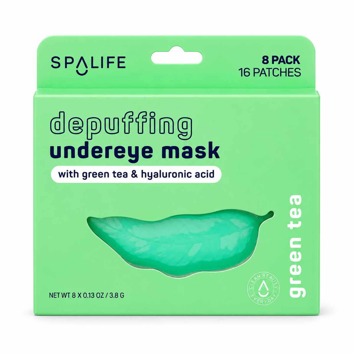SpaLife Green Tea Hydrogel Eye Patches: main