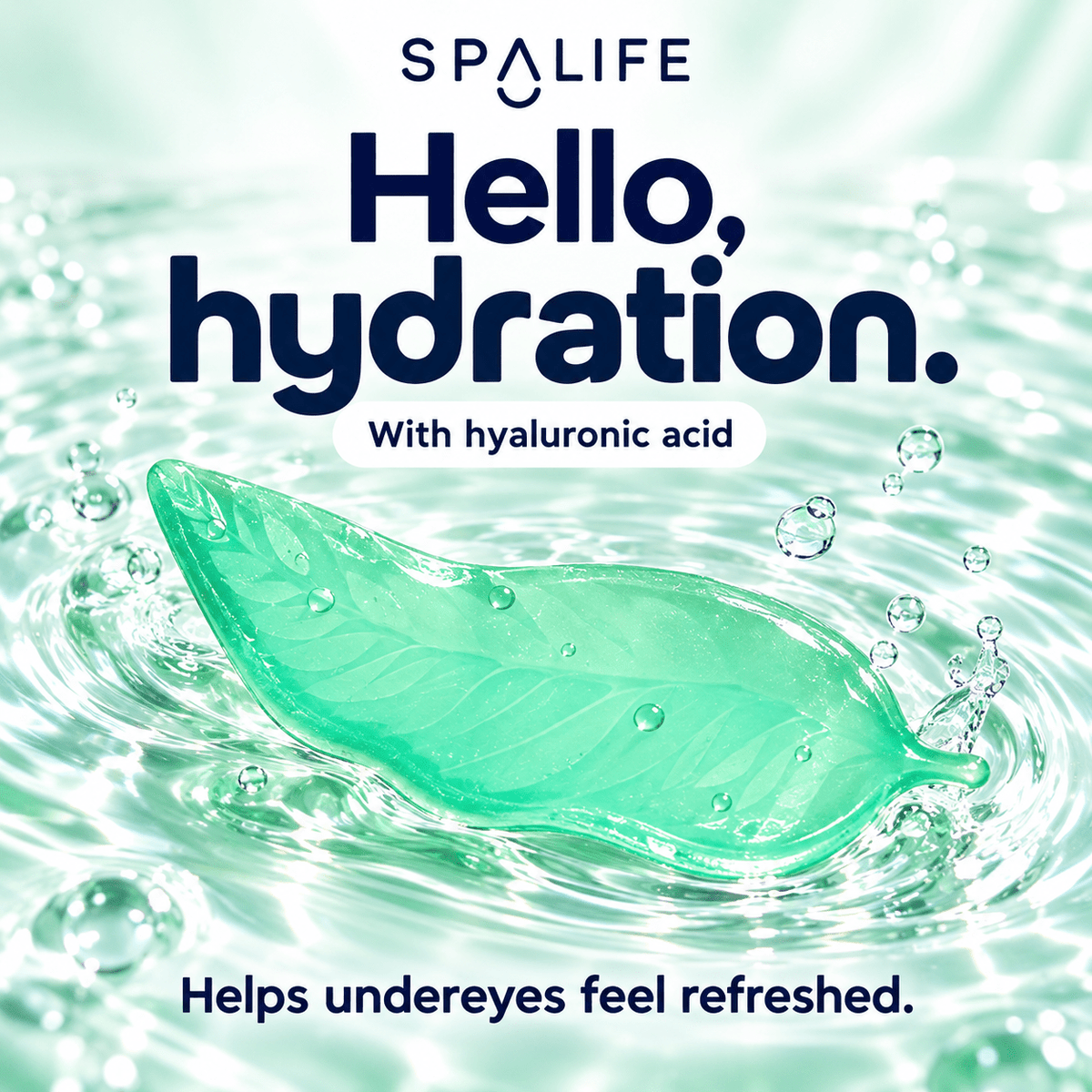 SpaLife Green Tea Hydrogel Eye Patches: hydration