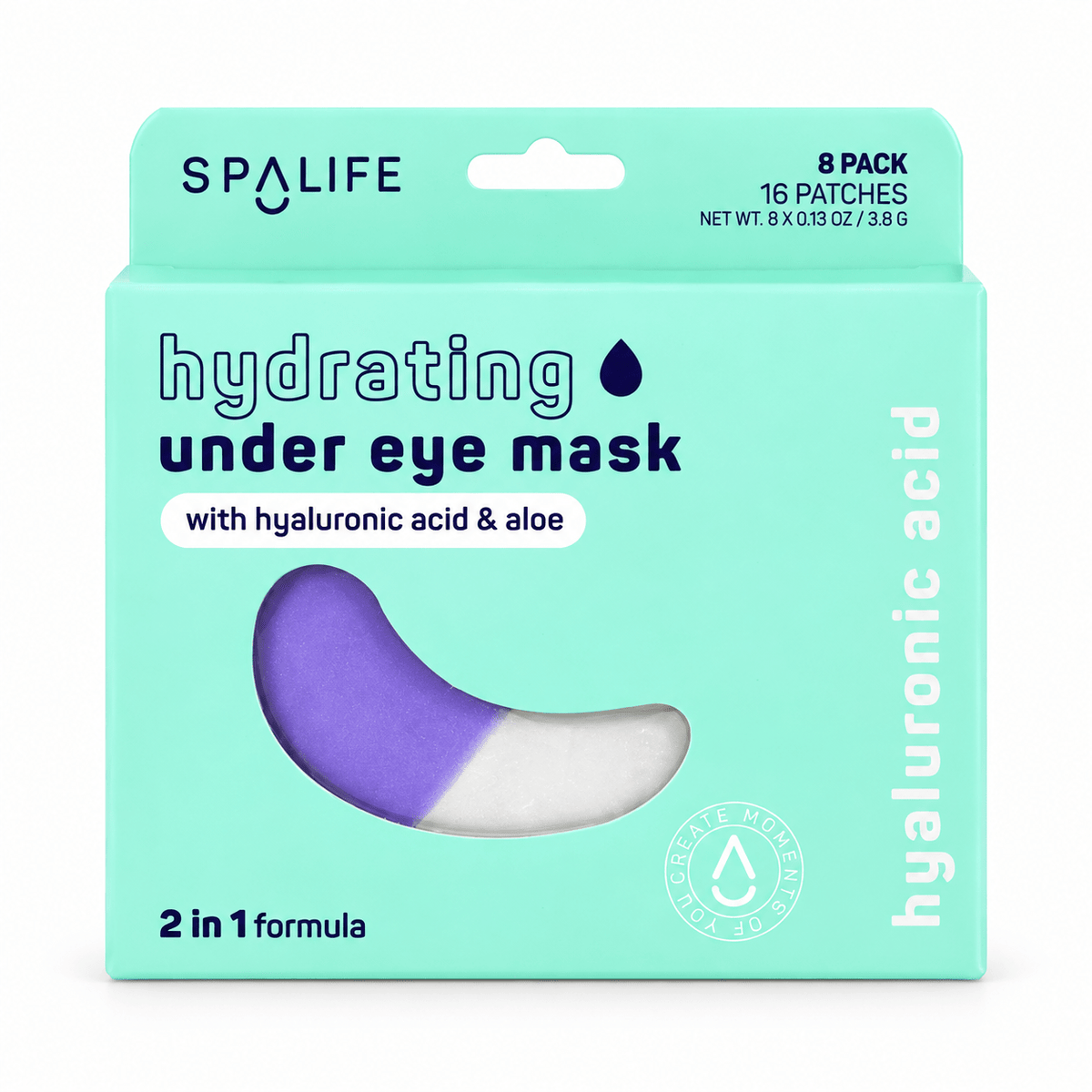 SpaLife Hydrating Eye Patches 8 pairs - main