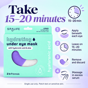 SpaLife Hydrating Eye Patches 8 pairs - how to use