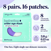 SpaLife Hydrating Eye Patches 8 pairs - whats inside