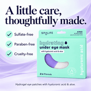 SpaLife Hydrating Eye Patches 8 pairs - formula profile