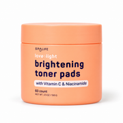 SpaLife Love + Light Korean Brightening Toner Pads 60 count: White-background main